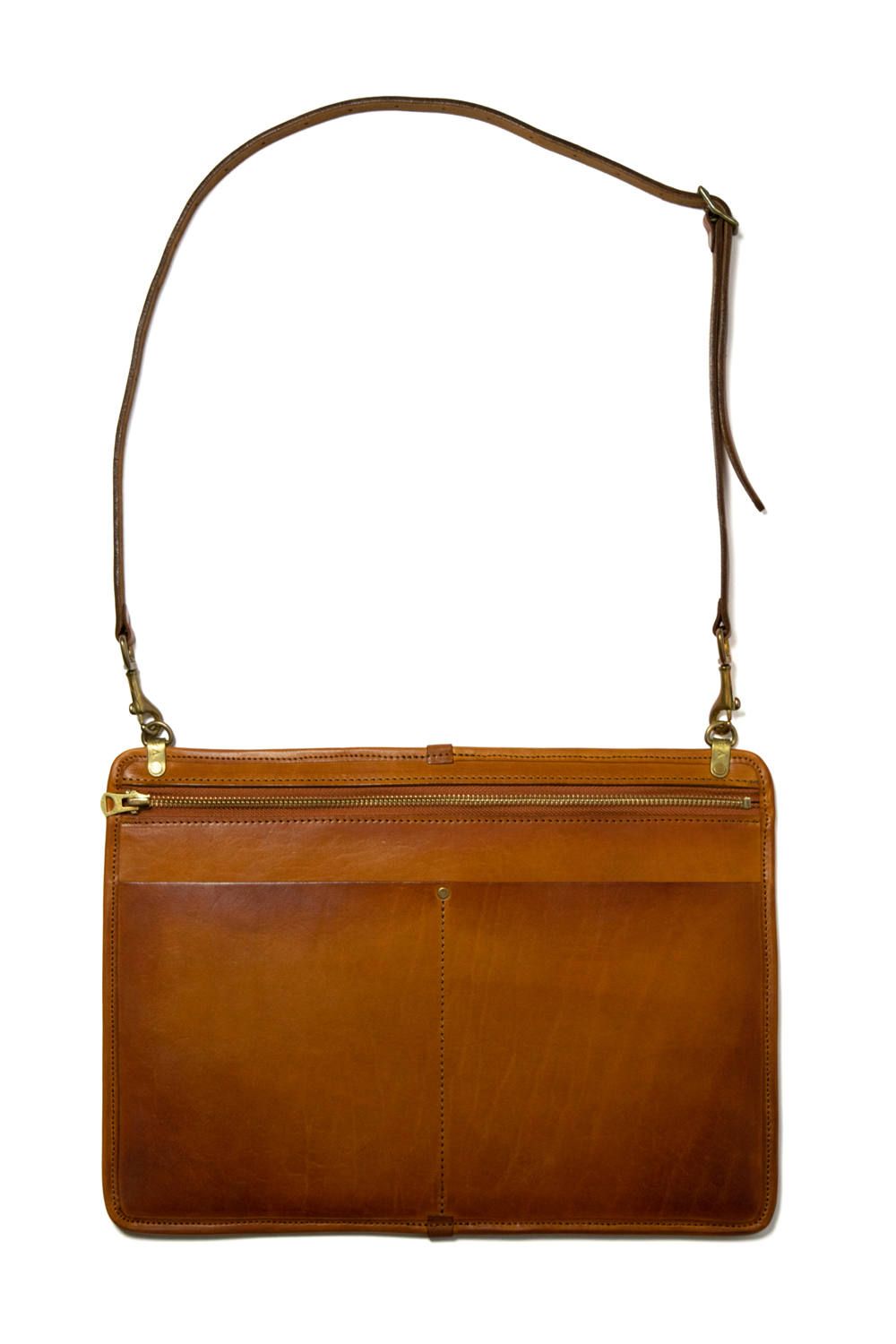 レザー3ウェイサコッシュ [マスタードキャメル] / LEATHER 3WAY SAKOSSHU [MASTARD CAMEL]