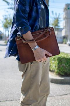 レザー3ウェイサコッシュ [キャメル] / LEATHER 3WAY SAKOSSHU [CAMEL]