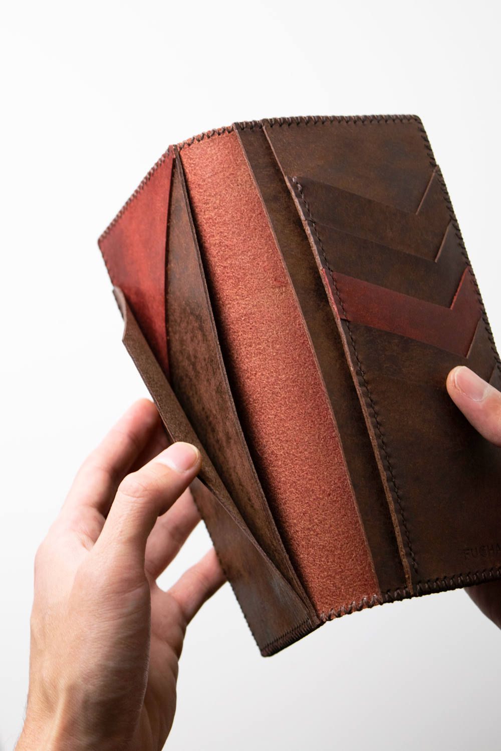 【ラスト1点】長財布 (コインなし) [レッド] / Long Wallet I [RED]