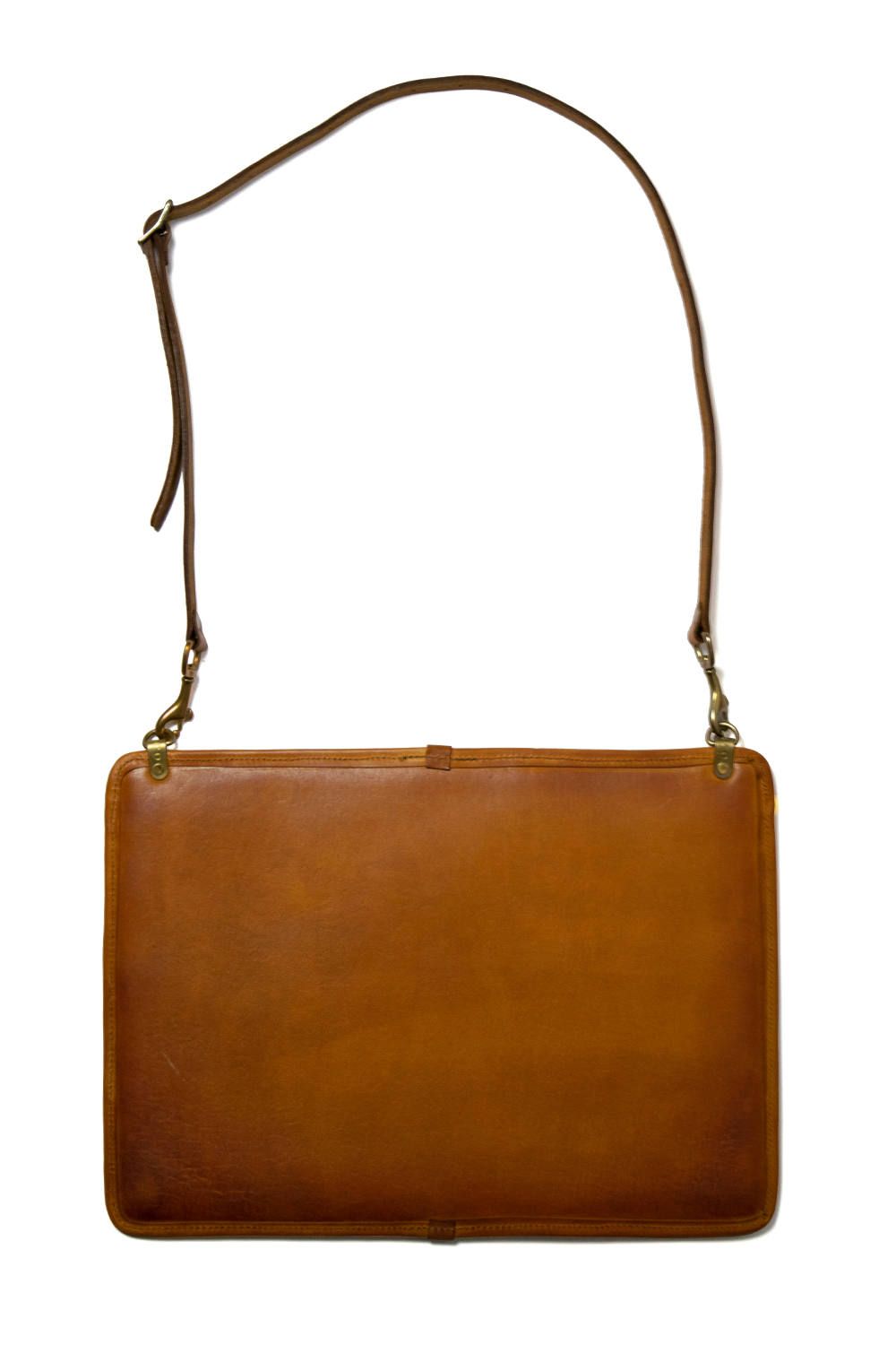 レザー3ウェイサコッシュ [マスタードキャメル] / LEATHER 3WAY SAKOSSHU [MASTARD CAMEL]