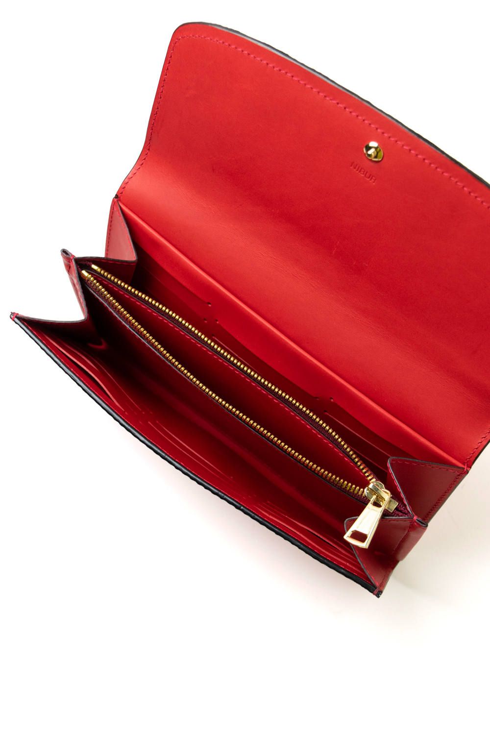 【ラスト1点 / 19SS】DELAY - Long wallet [RED] / ディレイ - 懐紙入れ型長財布 [レッド]