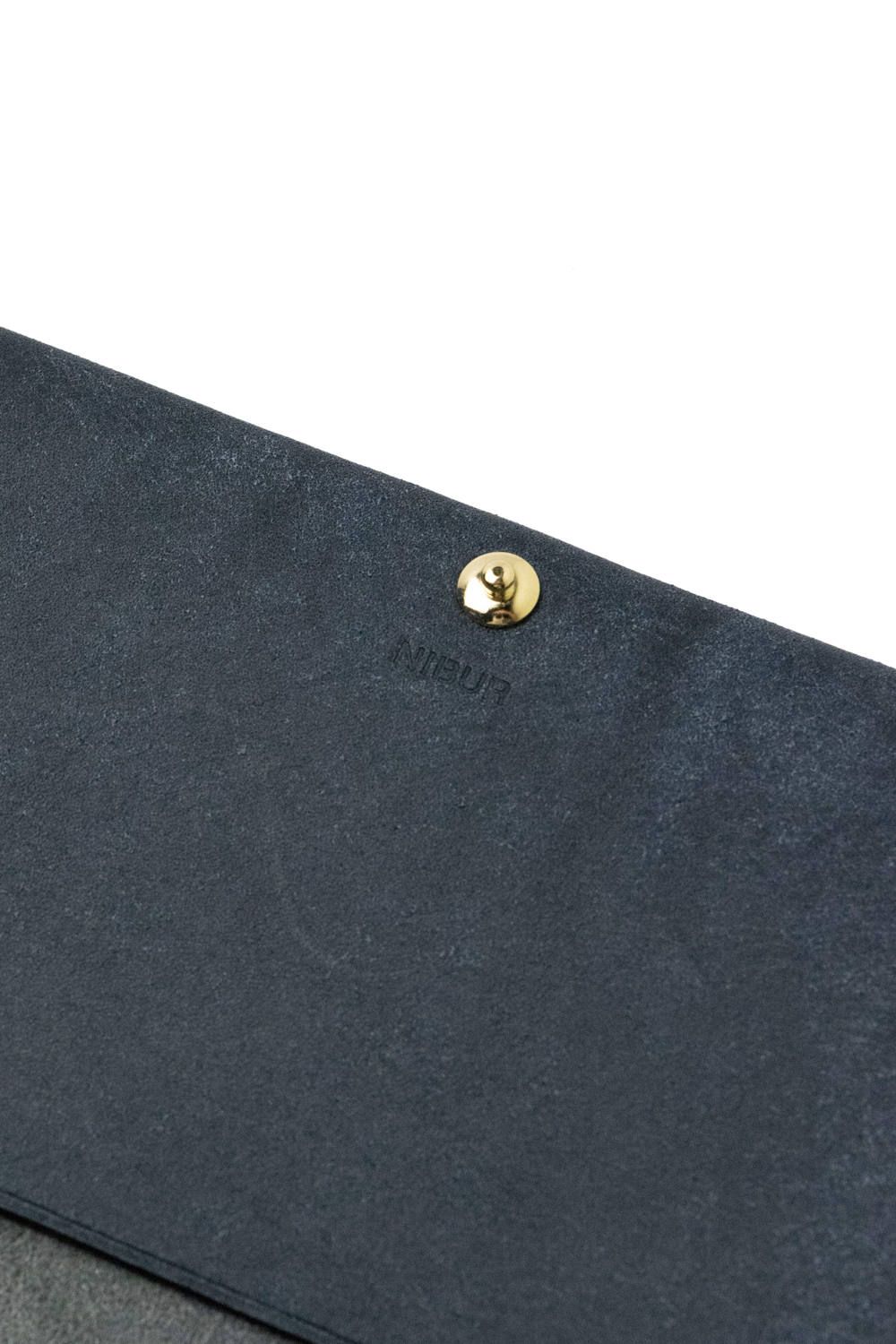 LERAY BC - Long wallet [NAVY] / ルレイ ビーシー - 長財布 [ネイビー×ブラウン]