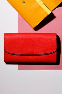 【ラスト1点 / 19SS】DELAY - Long wallet [RED] / ディレイ - 懐紙入れ型長財布 [レッド]