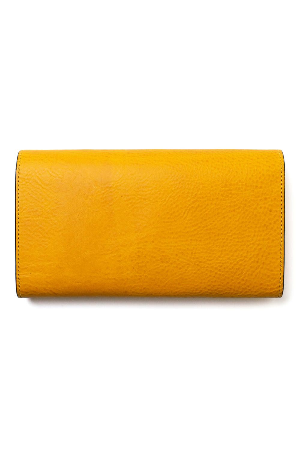 【ラスト1点 / 19SS】DELAY - Long wallet [YELLOW] / ディレイ - 懐紙入れ型長財布 [イエロー]