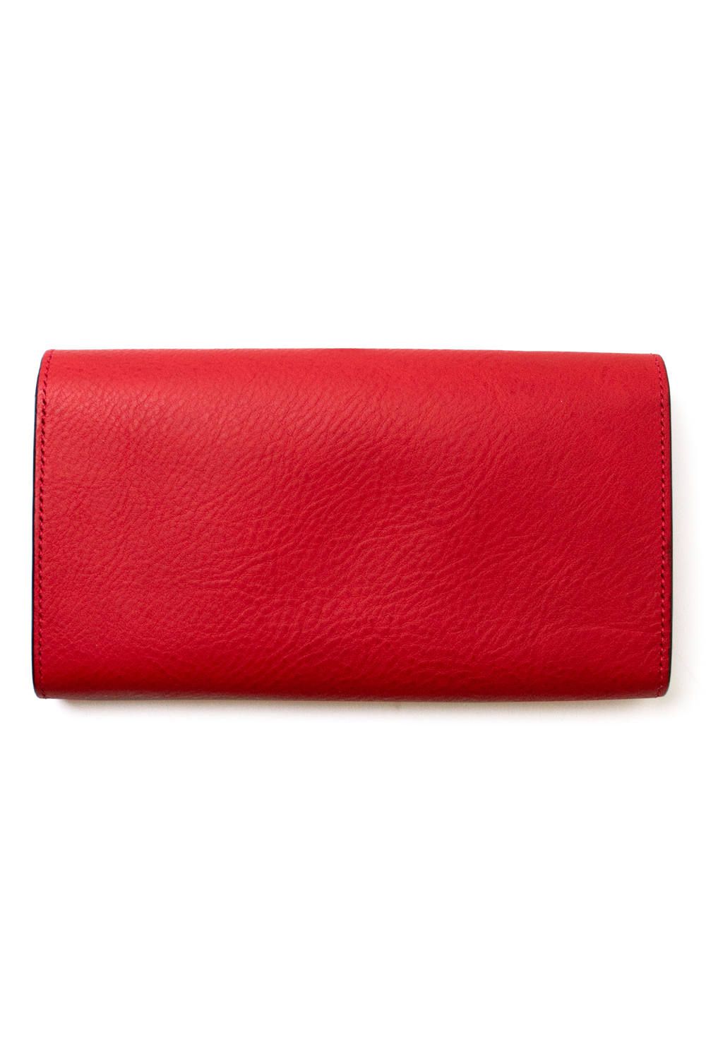 【ラスト1点 / 19SS】DELAY - Long wallet [RED] / ディレイ - 懐紙入れ型長財布 [レッド]