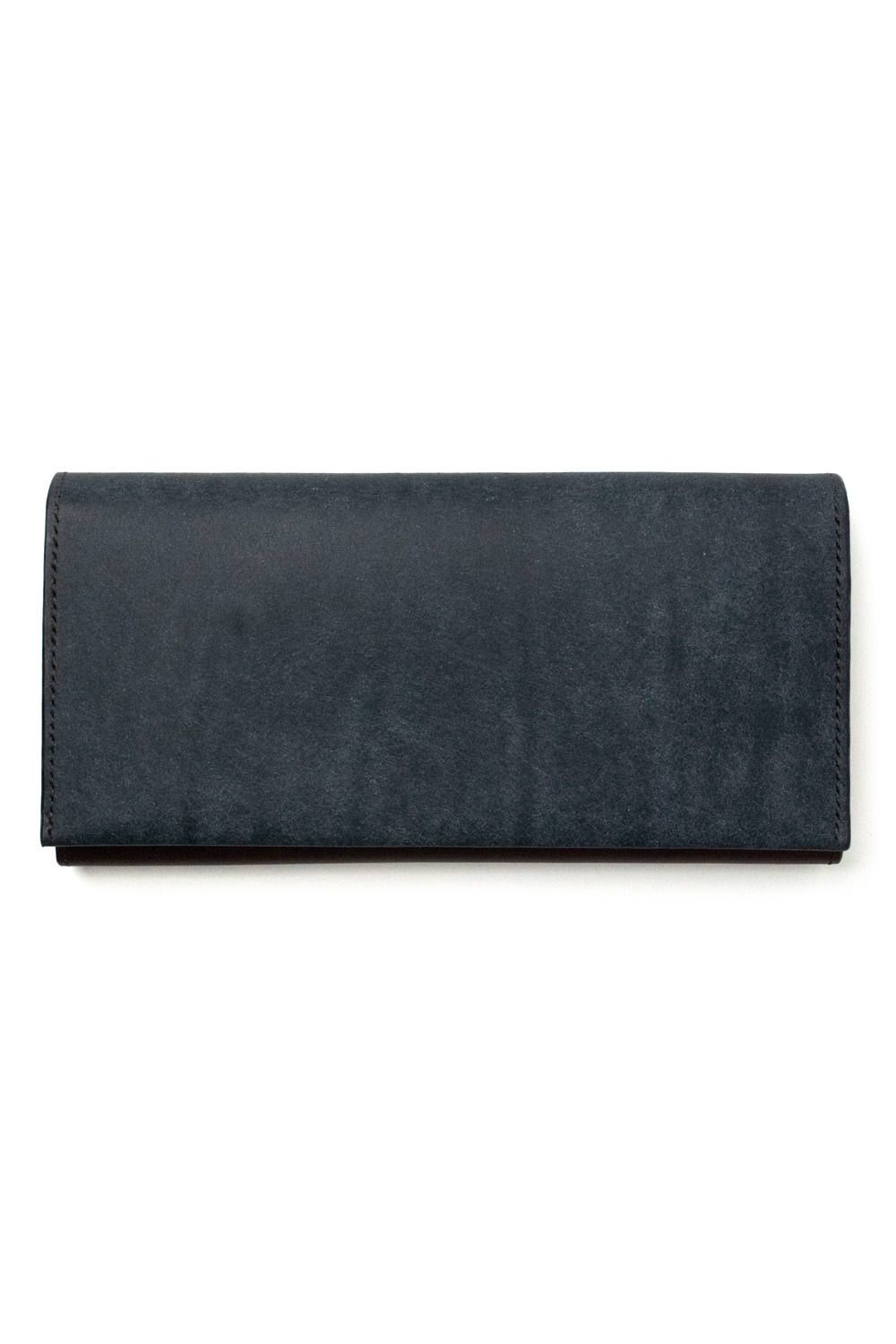 LERAY BC - Long wallet [NAVY] / ルレイ ビーシー - 長財布 [ネイビー×ブラウン]