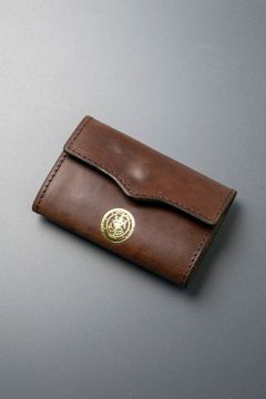 レザーネイバルキーケース [ブラウン] / LEATHER NAVAL KEY CASE [CORTESIA]