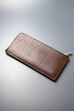レザーボヤージュLジップロングウォレット [ブラウン] / LEATHER VOYAGE L ZIP LONG WALLET [CORTESIA]