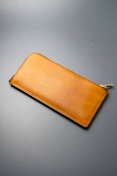 レザーボヤージュLジップロングウォレット [ライトキャメル] / LEATHER VOYAGE L ZIP LONG WALLET [MEAL]
