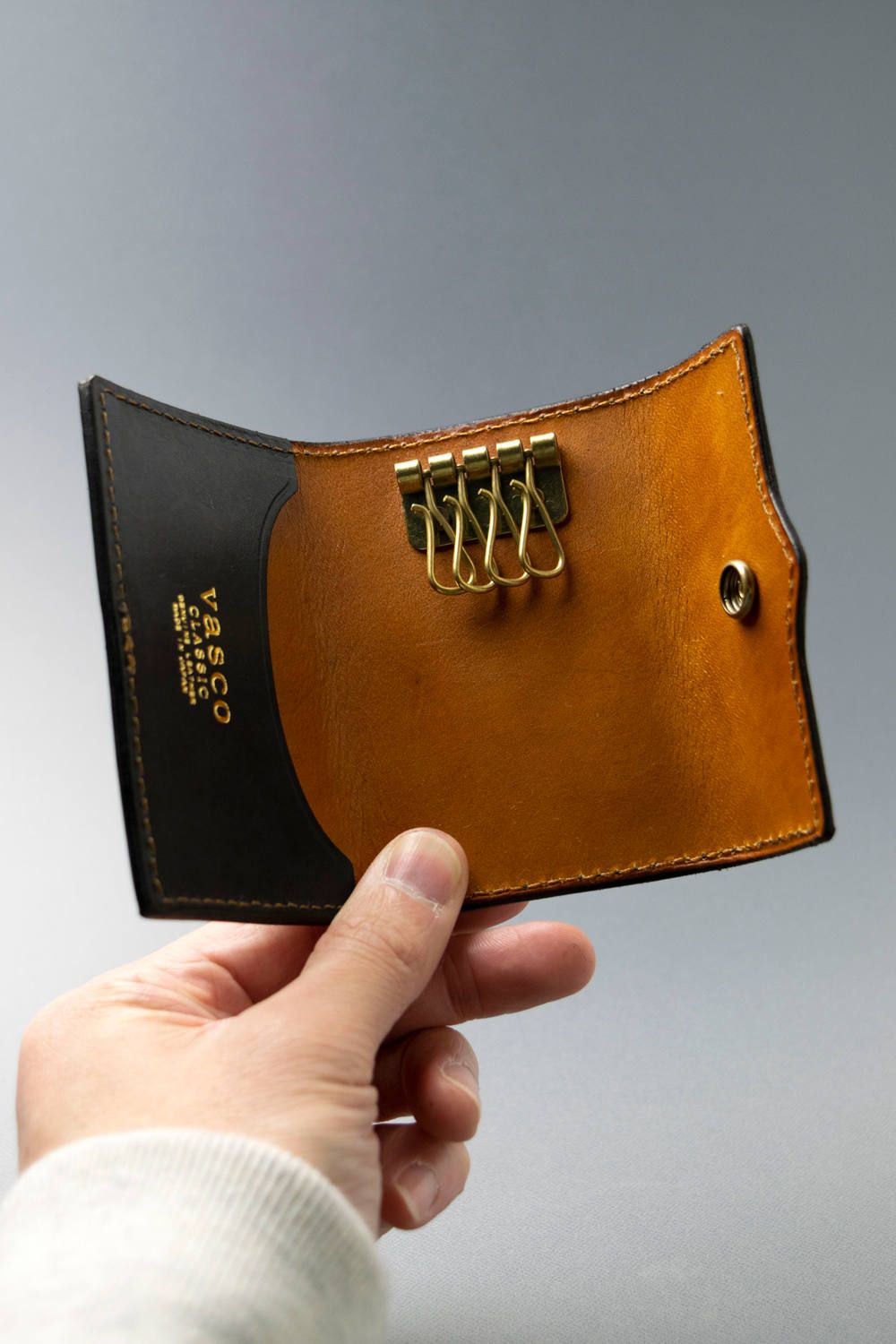 レザーネイバルキーケース [ネイビー] / LEATHER NAVAL KEY CASE [MARINE]
