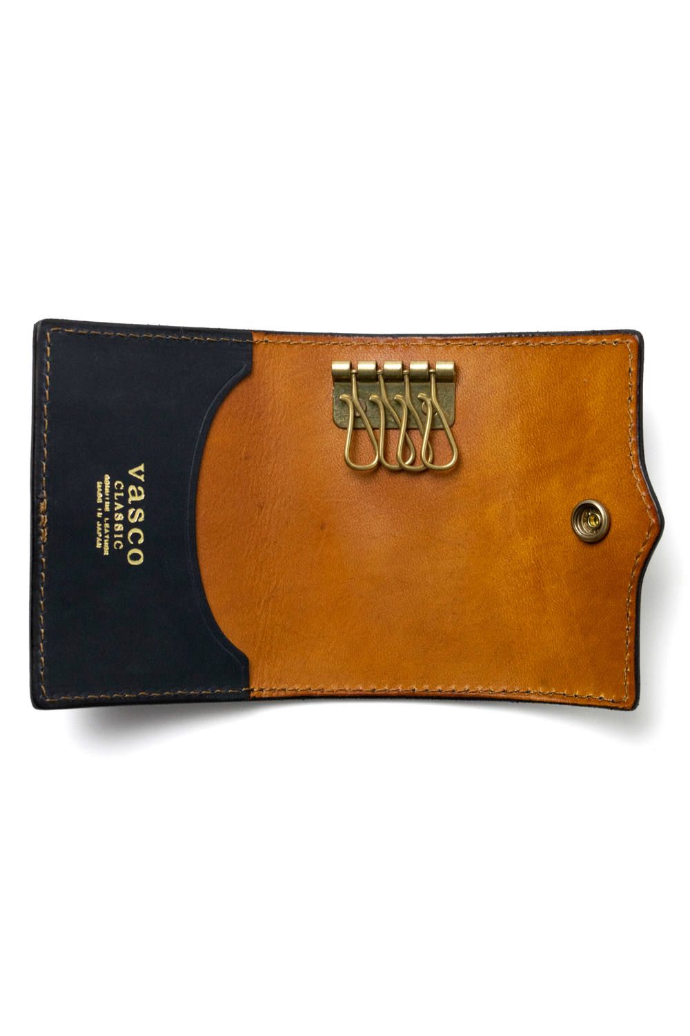 レザーネイバルキーケース [ネイビー] / LEATHER NAVAL KEY CASE [MARINE]