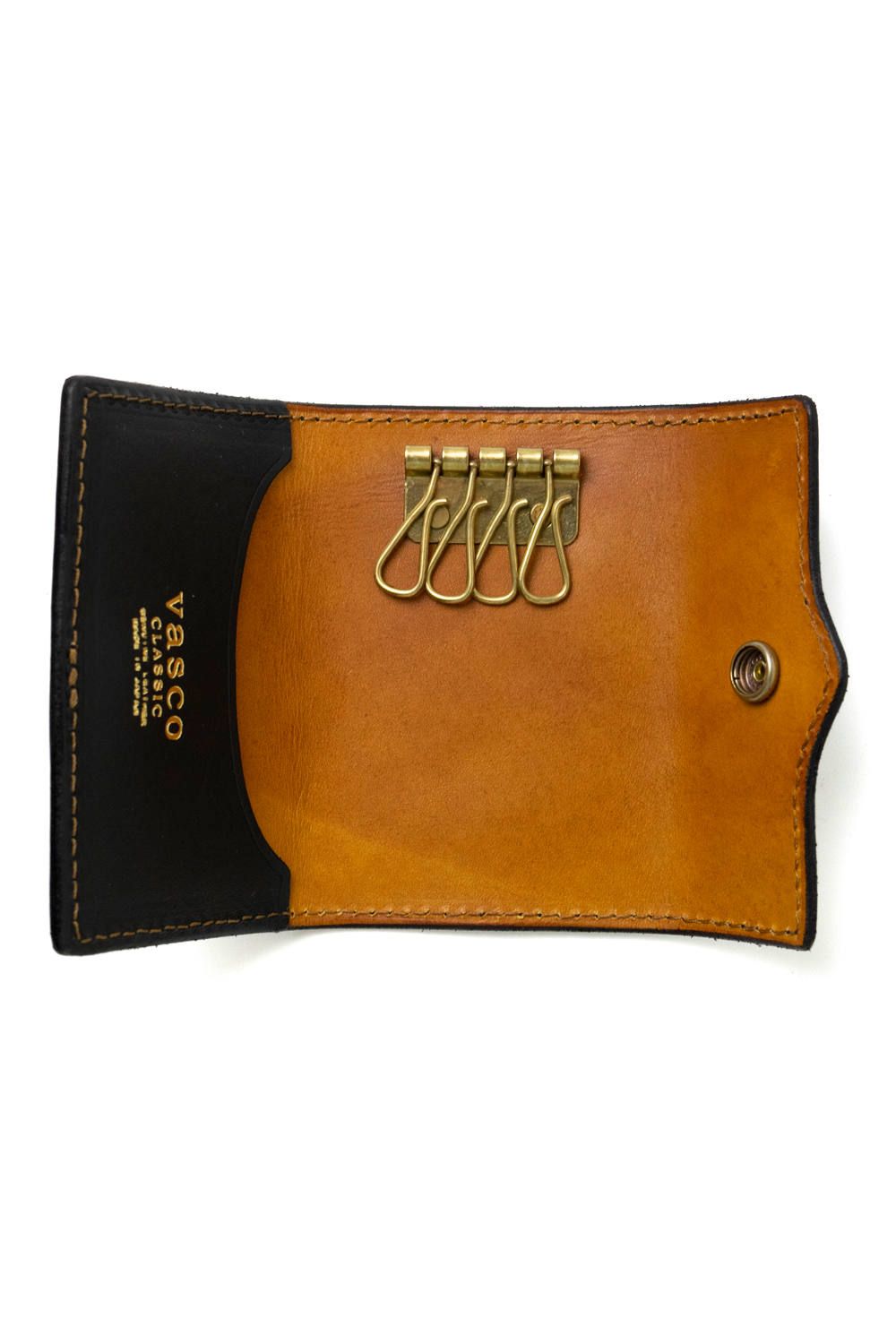 レザーネイバルキーケース [ブラック] / LEATHER NAVAL KEY CASE [NERO]