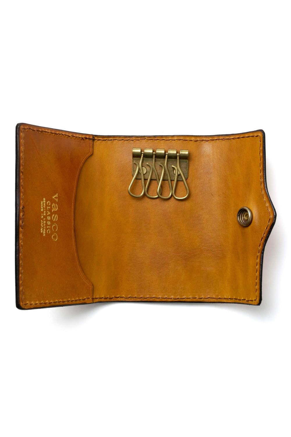 レザーネイバルキーケース [ライトキャメル] / LEATHER NAVAL KEY CASE [MEAL]