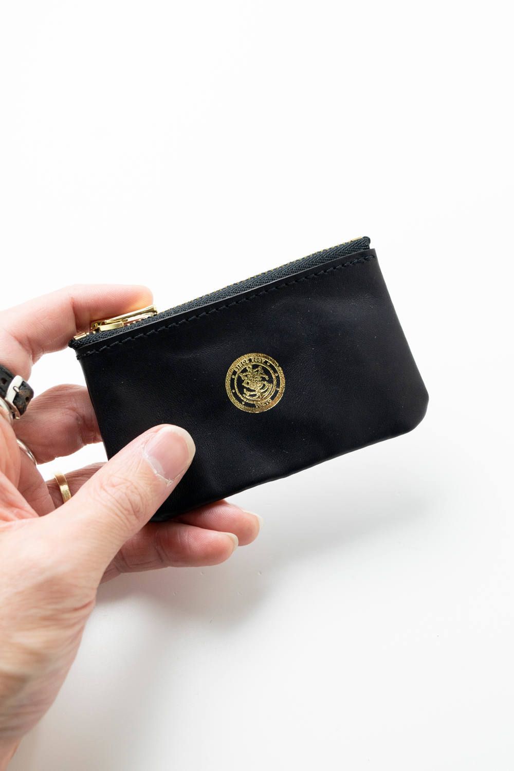 レザーネイバルジップケース [ブラック] / LEATHER NAVAL ZIP CASE [NERO]