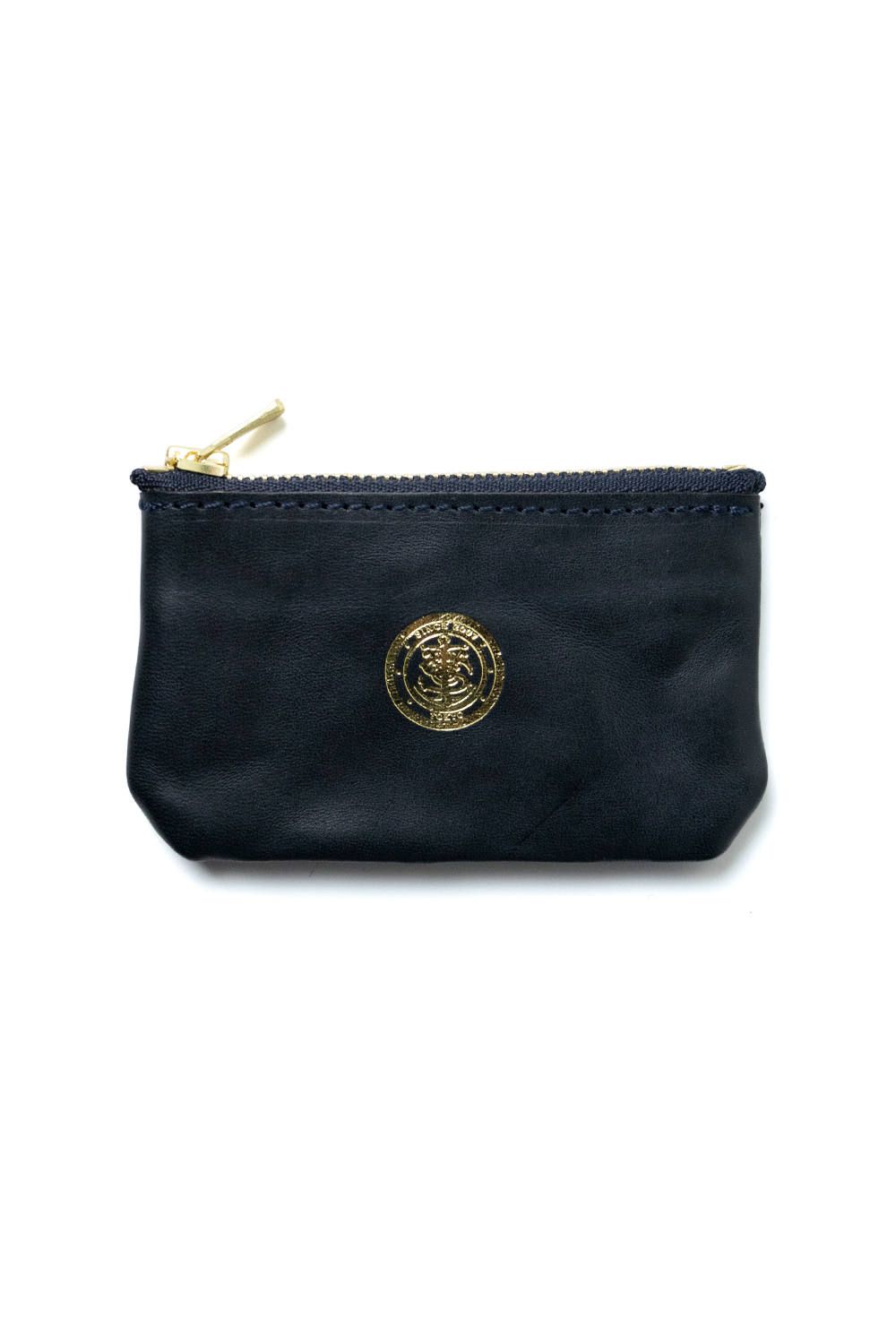 レザーネイバルジップケース [ネイビー] / LEATHER NAVAL ZIP CASE [MARINE]