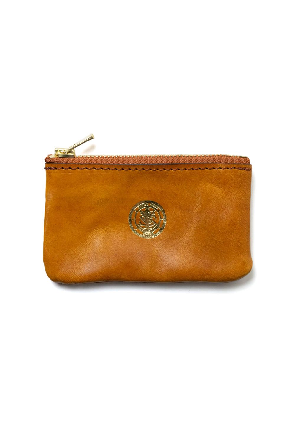 レザーネイバルジップケース [キャメル] / LEATHER NAVAL ZIP CASE [MEAL]