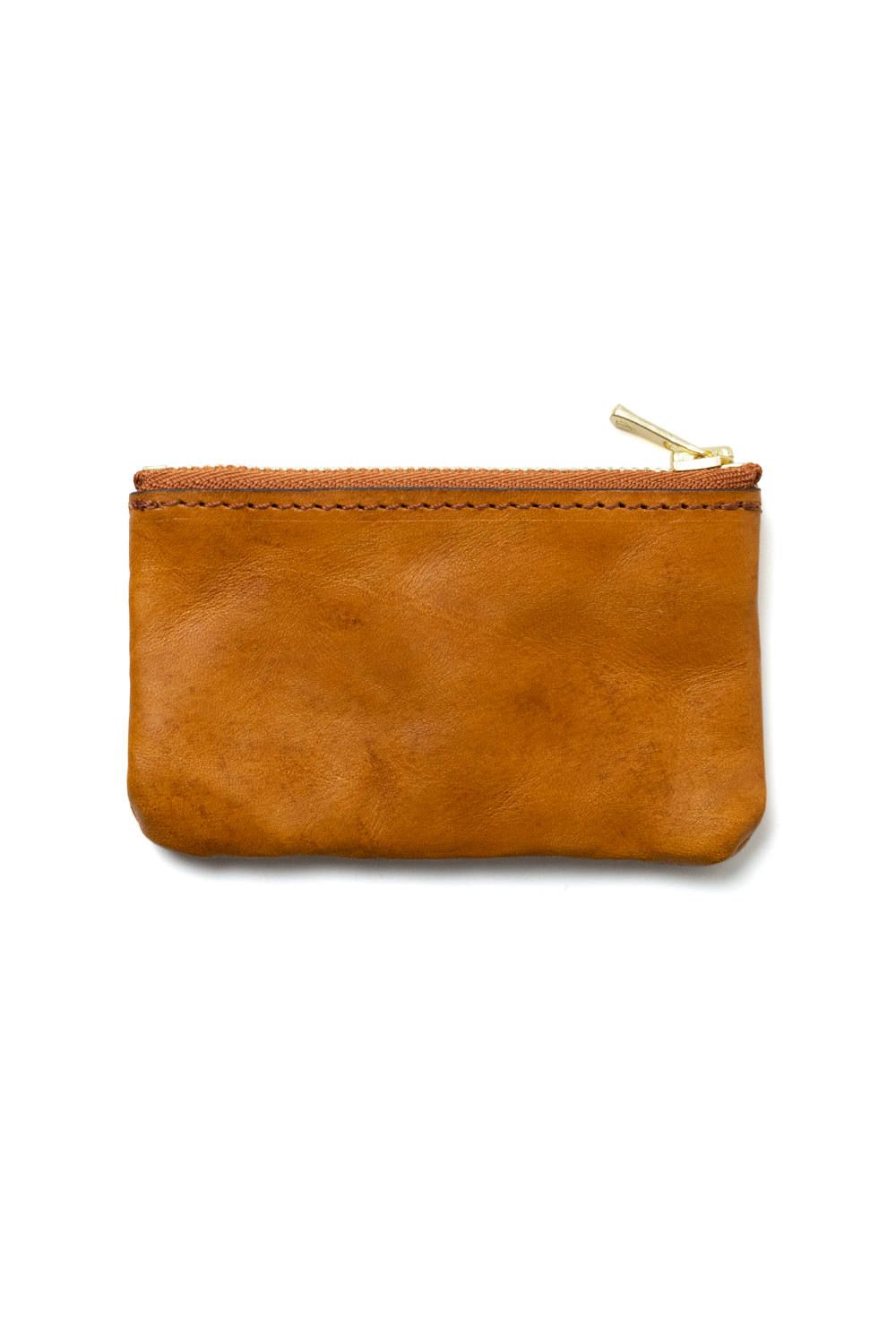レザーネイバルジップケース [キャメル] / LEATHER NAVAL ZIP CASE [MEAL]