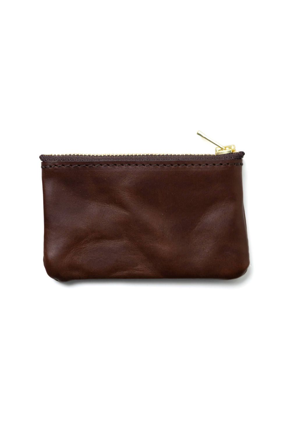 レザーネイバルジップケース [ブラウン] / LEATHER NAVAL ZIP CASE [CORTESIA]