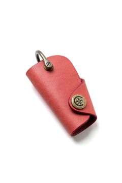 ボタンフックキーケース S [ピンク] / Button Hook Key Case [PINK]