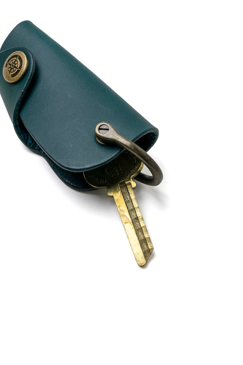 ボタンフックキーケース L [ブルー] / Button Hook Key Case [BLUE]