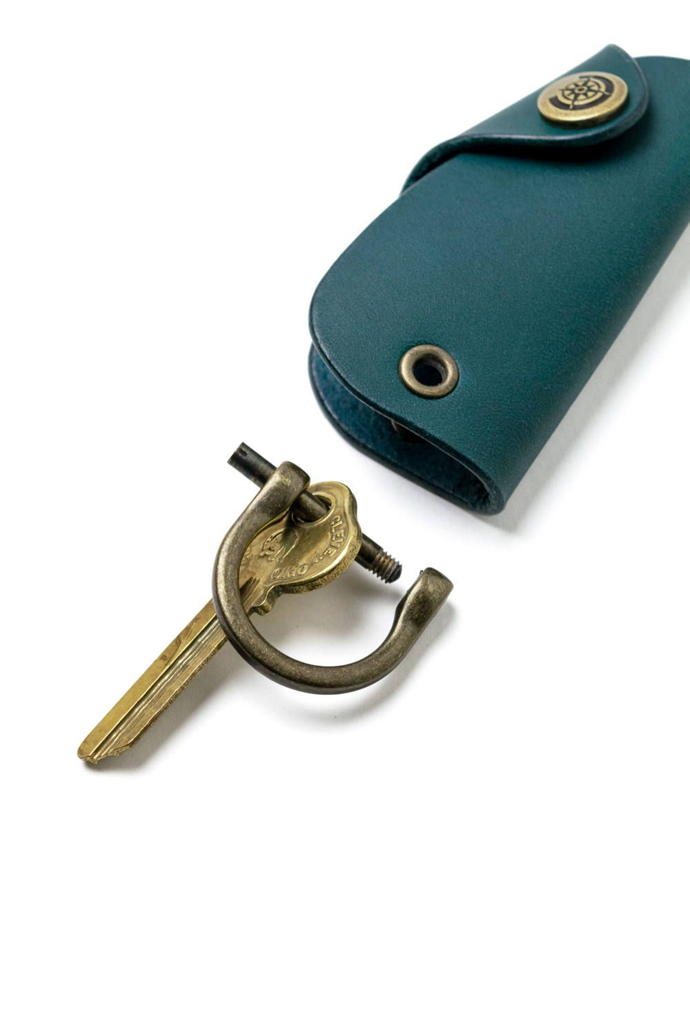ボタンフックキーケース L [ブルー] / Button Hook Key Case [BLUE]