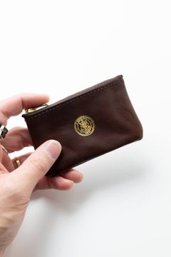 レザーネイバルジップケース [ブラウン] / LEATHER NAVAL ZIP CASE [CORTESIA]