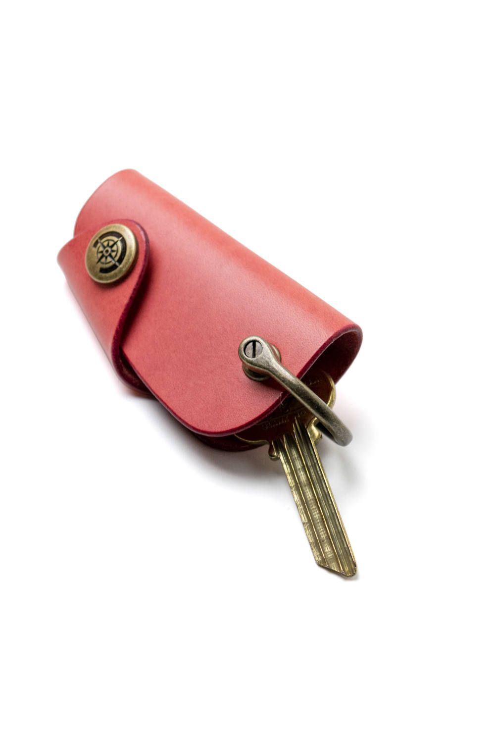 ボタンフックキーケース S [ピンク] / Button Hook Key Case [PINK]