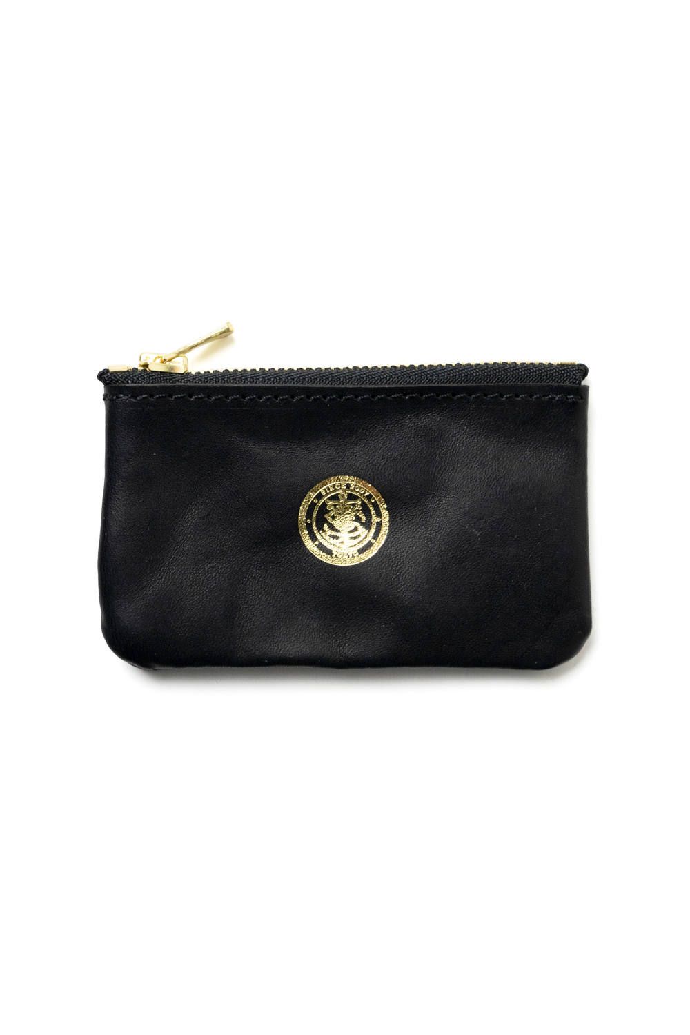 レザーネイバルジップケース [ブラック] / LEATHER NAVAL ZIP CASE [NERO]