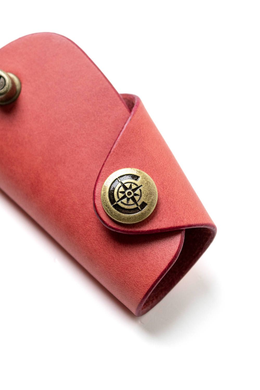 ボタンフックキーケース S [ピンク] / Button Hook Key Case [PINK]