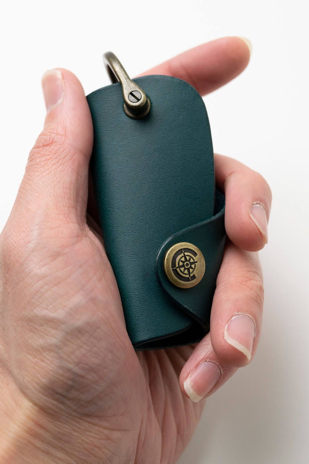 ボタンフックキーケース L [ブルー] / Button Hook Key Case [BLUE]