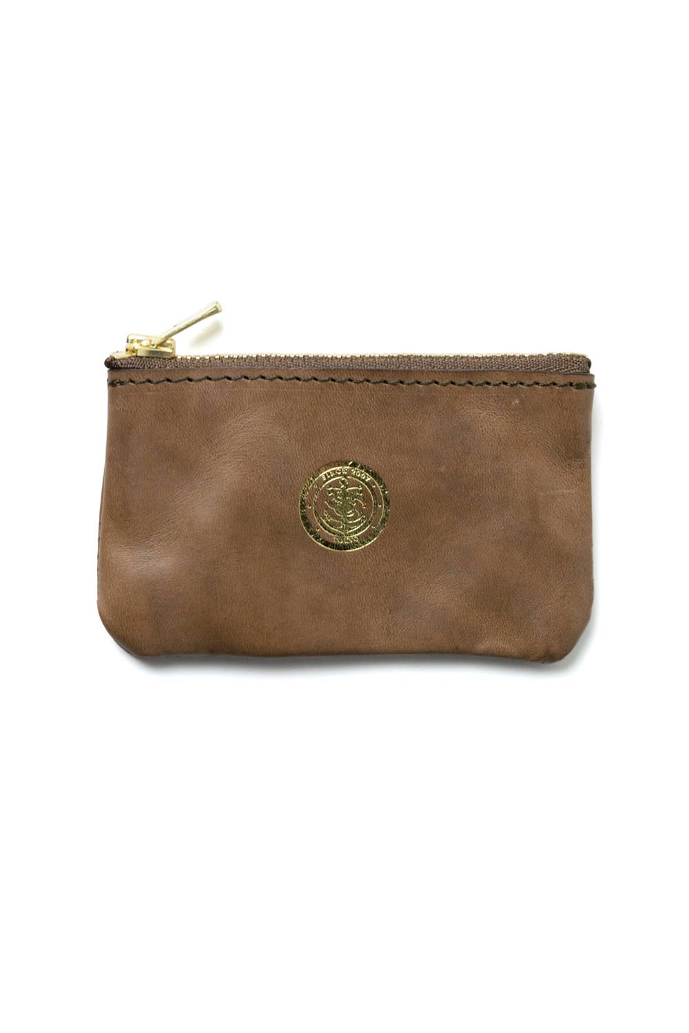 レザーネイバルジップケース [オリーブ] / LEATHER NAVAL ZIP CASE [VERDE]