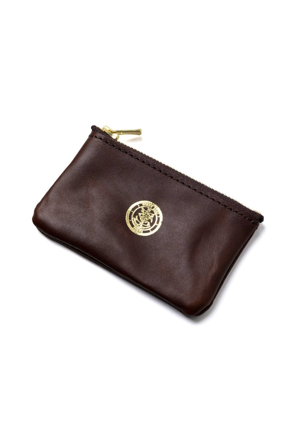 レザーネイバルジップケース [ブラウン] / LEATHER NAVAL ZIP CASE [CORTESIA]