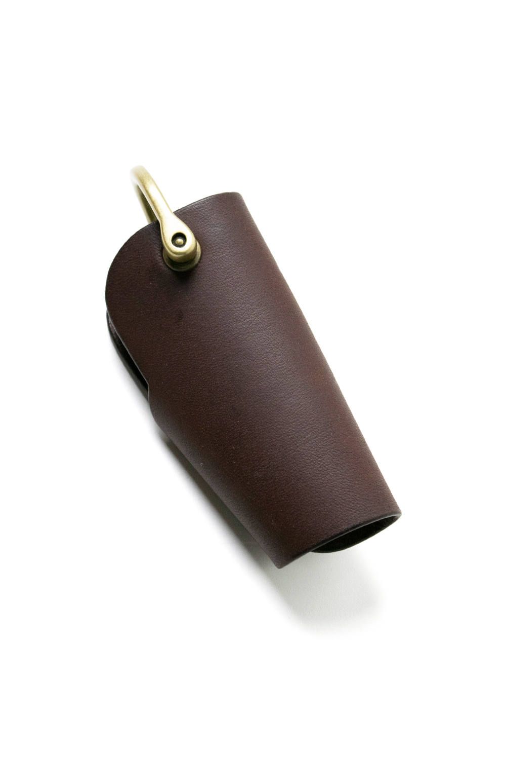 ボタンフックキーケース L [ブラウン] / Button Hook Key Case [BROWN]