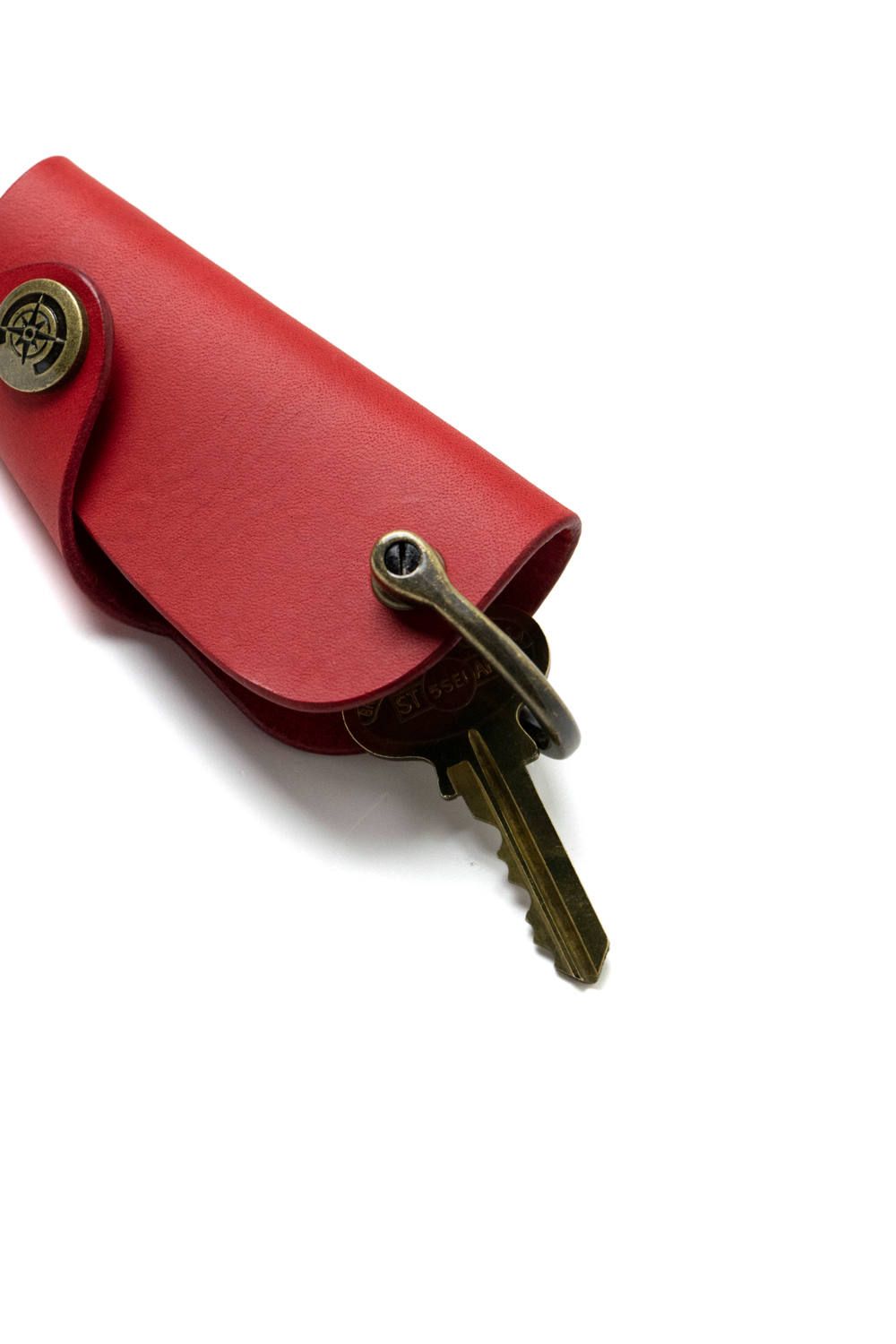 ボタンフックキーケース L [レッド] / Button Hook Key Case [RED]