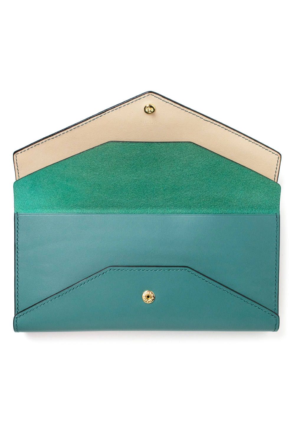 ENVY - Long wallet [TURQUOISE] / エンヴィー - 封筒型長財布 [ターコイズ]