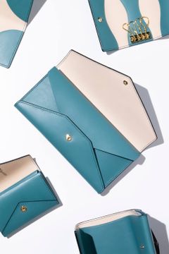 ENVY - Long wallet [TURQUOISE] / エンヴィー - 封筒型長財布 [ターコイズ]