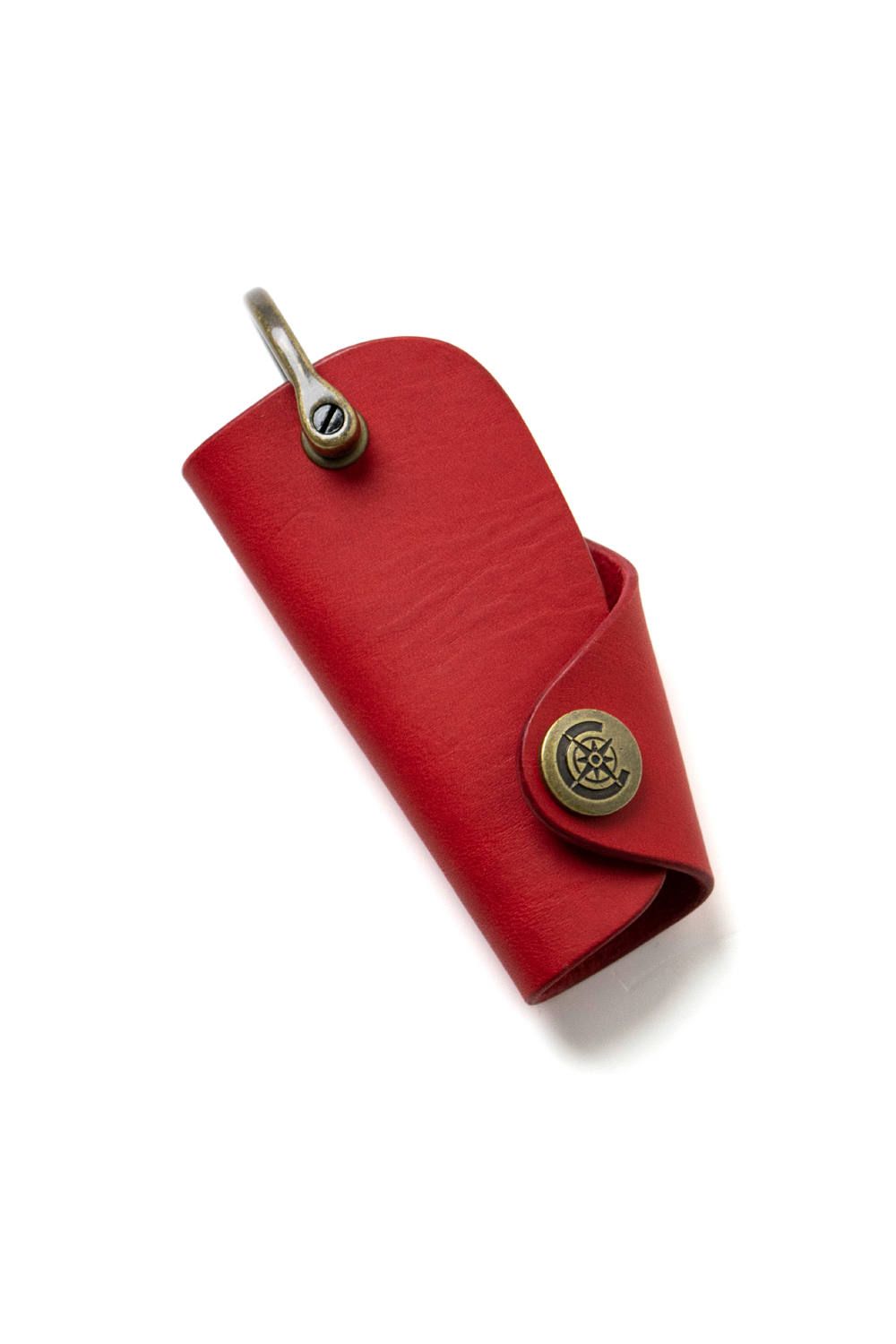 ボタンフックキーケース L [レッド] / Button Hook Key Case [RED]