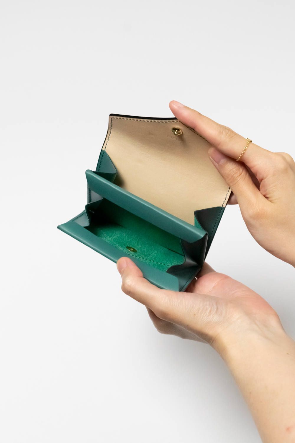 ENVY CP - Card & coin case [TURQUOISE] / エンヴィー シーピー - 封筒型カード&コインケース [ターコイズ]
