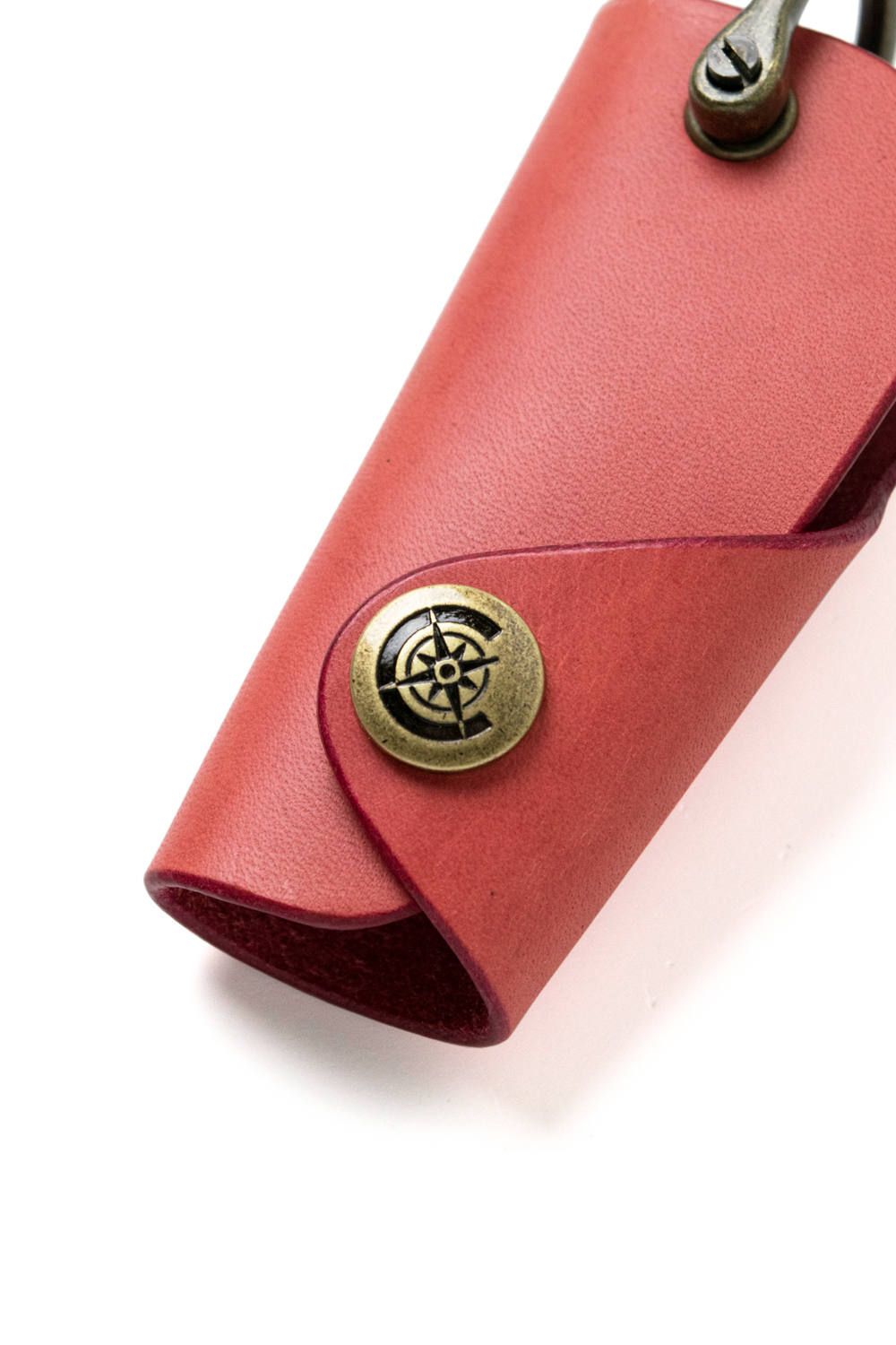 ボタンフックキーケース L [ピンク] / Button Hook Key Case [PINK]