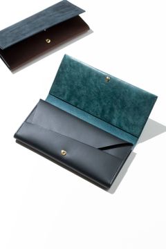 LERAY BC - Long wallet [BLUE] / ルレイ ビーシー - 長財布 [ブルー×ブラック]