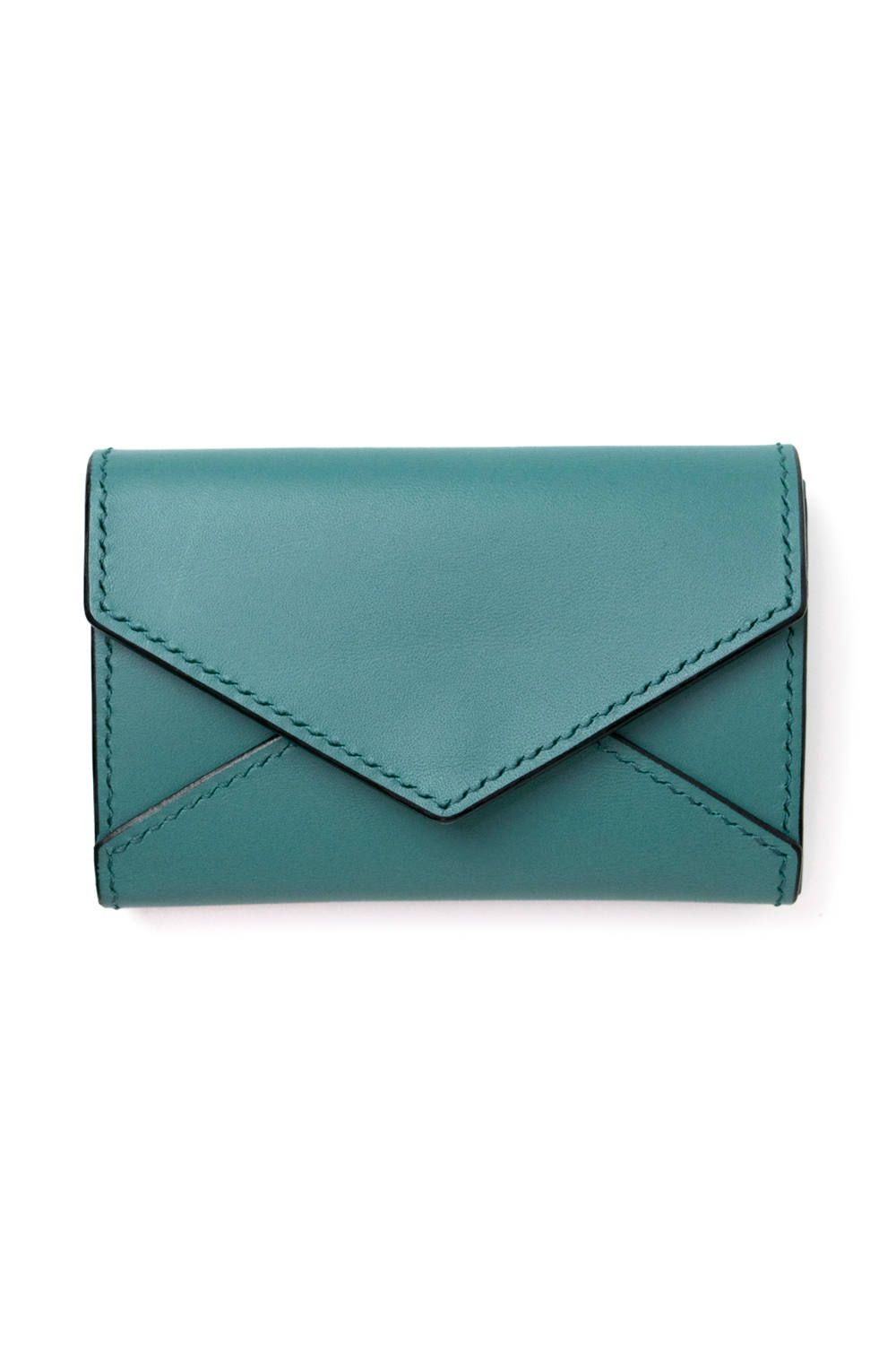 ENVY CP - Card & coin case [TURQUOISE] / エンヴィー シーピー - 封筒型カード&コインケース [ターコイズ]
