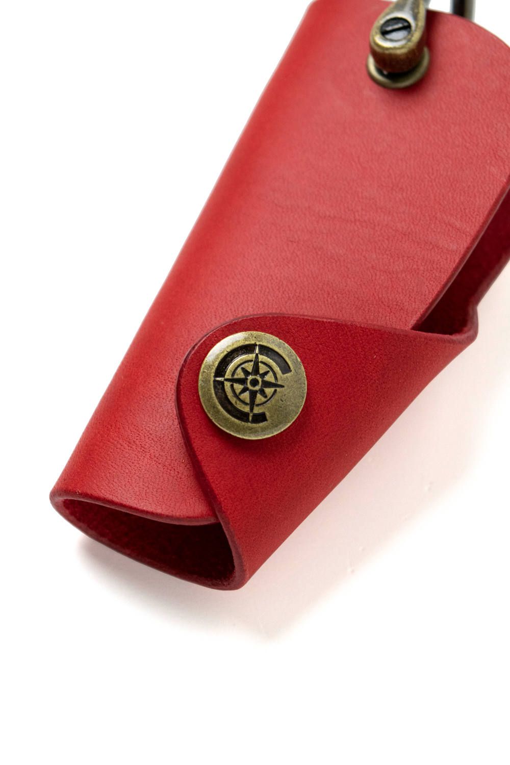 ボタンフックキーケース L [レッド] / Button Hook Key Case [RED]