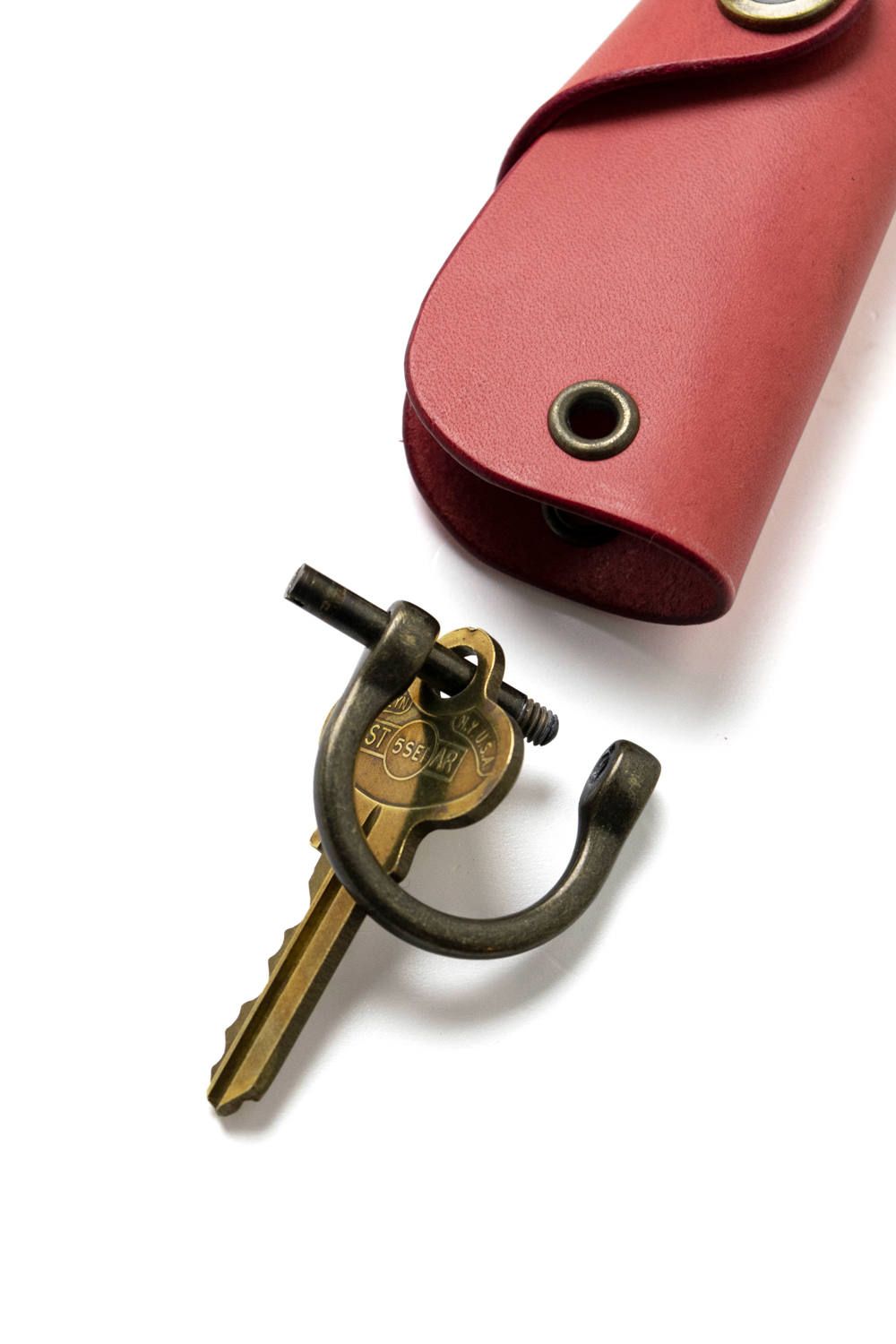 ボタンフックキーケース L [ピンク] / Button Hook Key Case [PINK]