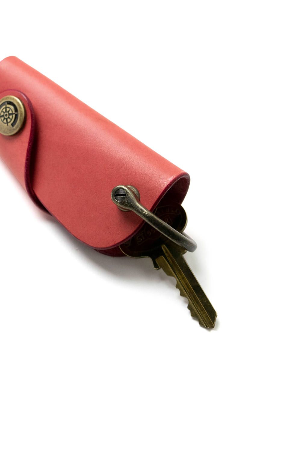 ボタンフックキーケース L [ピンク] / Button Hook Key Case [PINK]