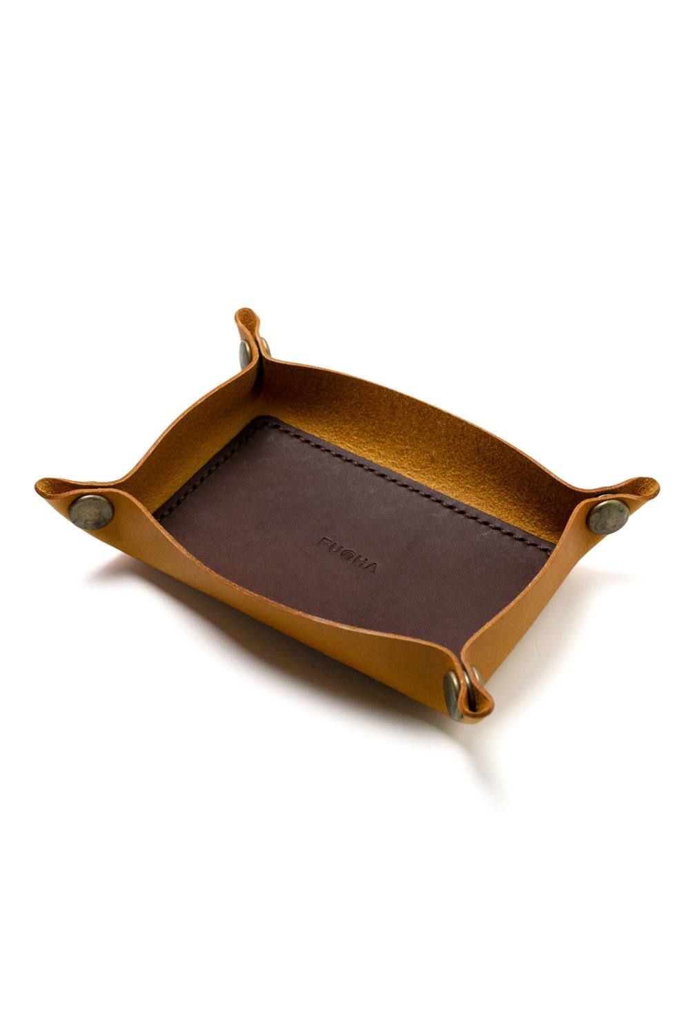 レザートレイ [イエロー] / LEATHER TRAY [YELLOW]