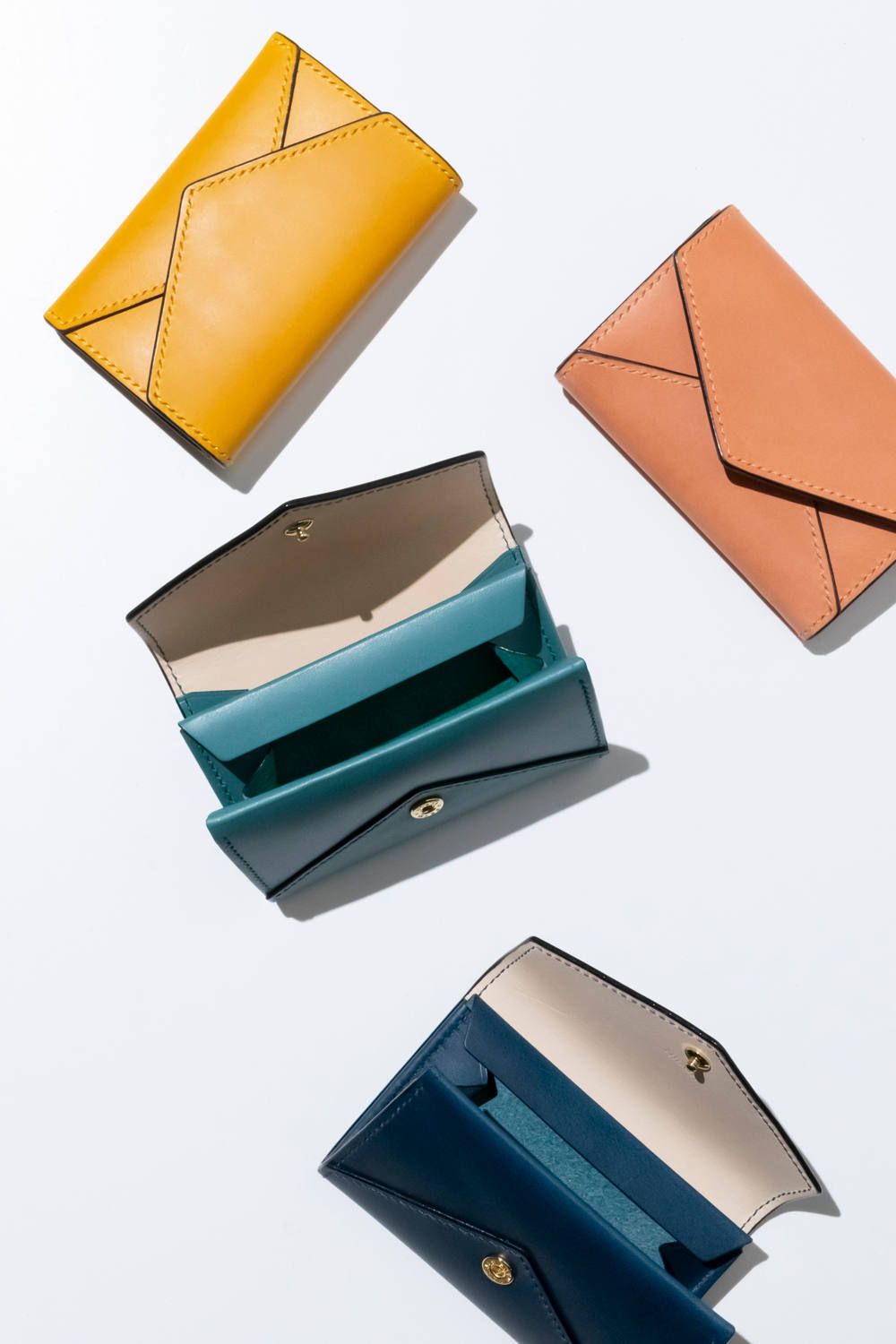 ENVY CP - Card & coin case [TURQUOISE] / エンヴィー シーピー - 封筒型カード&コインケース [ターコイズ]