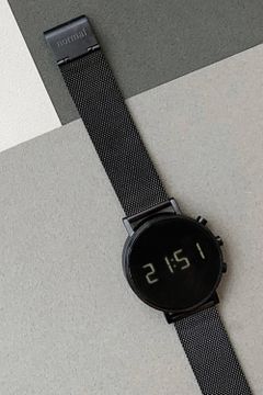 時字 / TOKIJI - Black × Black Mesh [38mm]