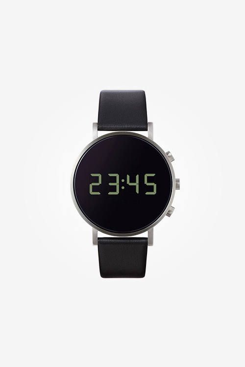 normal TIMEPIECES - 時字 / TOKIJI - Silver × Black Leather