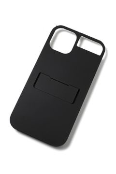 【iPhone14対応】FLAP series / BLACK MATTE [ブラックマット] / スタンド付きiPhone14ケース