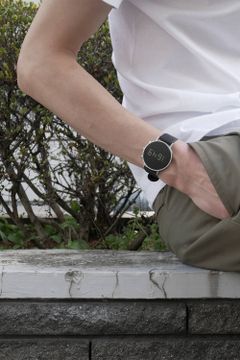 時字 / TOKIJI - Silver × Black Leather [38mm]